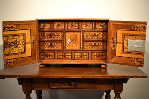Cabinet - Germany Late 17th century - Furniture Style Louis XIV